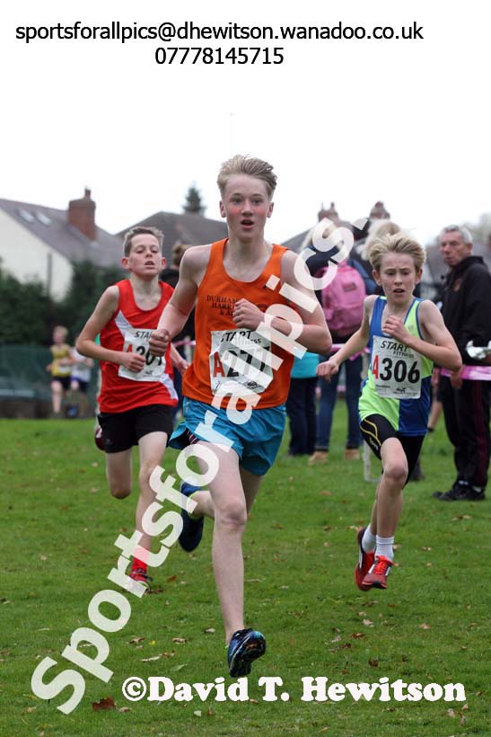 Boys under-13s Northern Cross Country Relays, Graves Park, Sheffield. Photo: David T. Hewitson/Sports for All Pics
